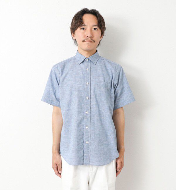 NOLLEY'S goodman「綿麻レギュラーカラー テープシャツ 25SS」|シャツ・ブラウス|