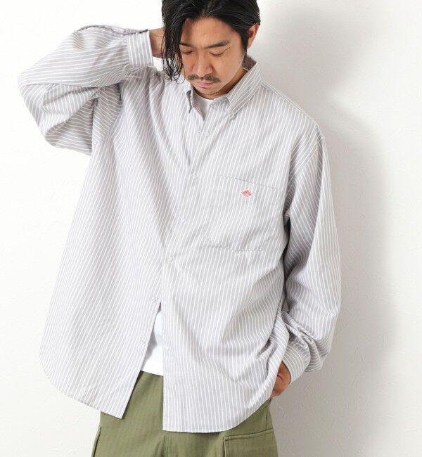 NOLLEY'S goodman「【DANTON/ダントン】DT-B0293 POD DOT BUTTON B.D. SHIRT 25AW」|シャツ・ブラウス|ホワイト系その他
