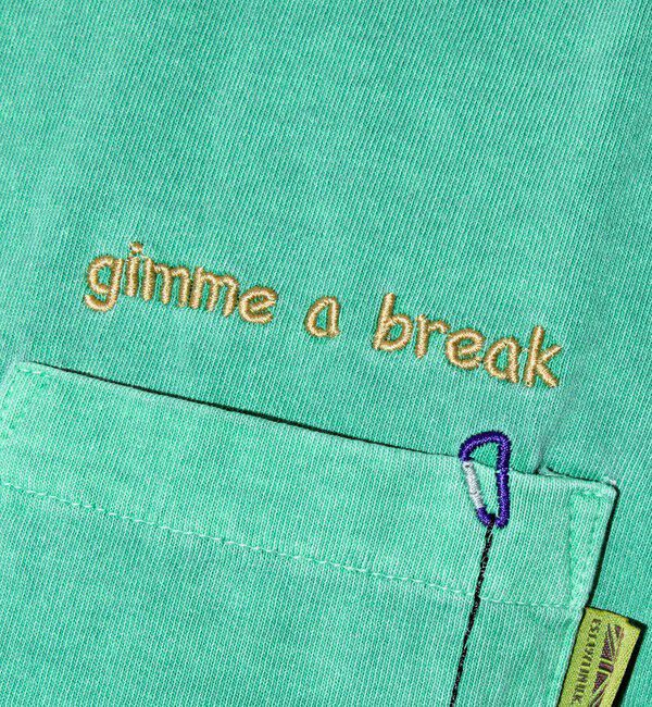 FREDY MAC「【COBMASTER/コブマスター】天竺ピグメント加工 クライマーベアーポケット刺繍Tシャツ」|Tシャツ・カットソー|