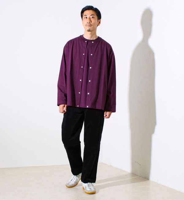 GLOSTER「【春の人気作が復刻】【裏グラデーションシリーズ】天竺クルーカーディガン」|カーディガン|