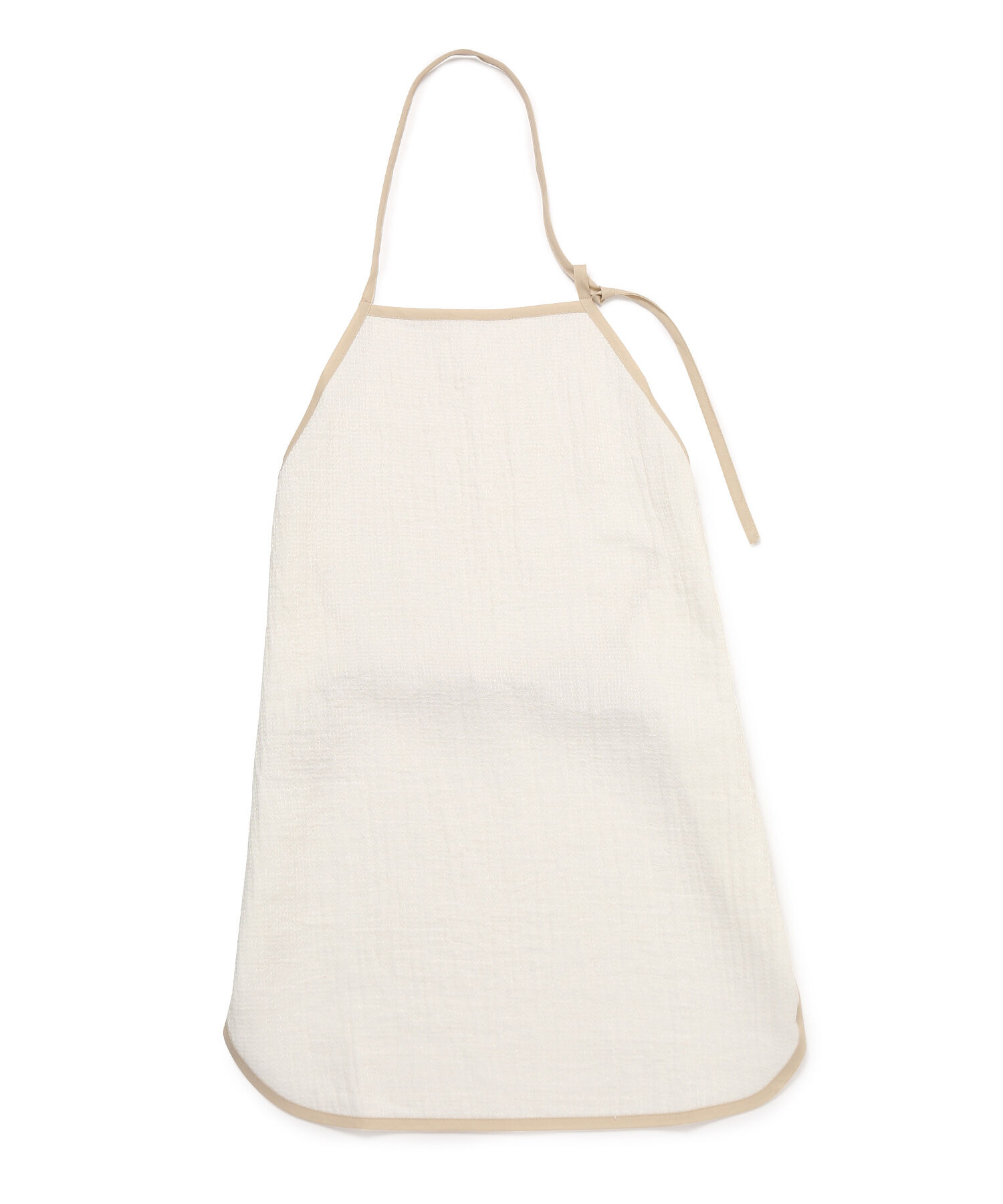 SALON adam et rope'「【embleme S/アンブレーム エス】ワッフルガーゼエプロン ホワイト」|その他|