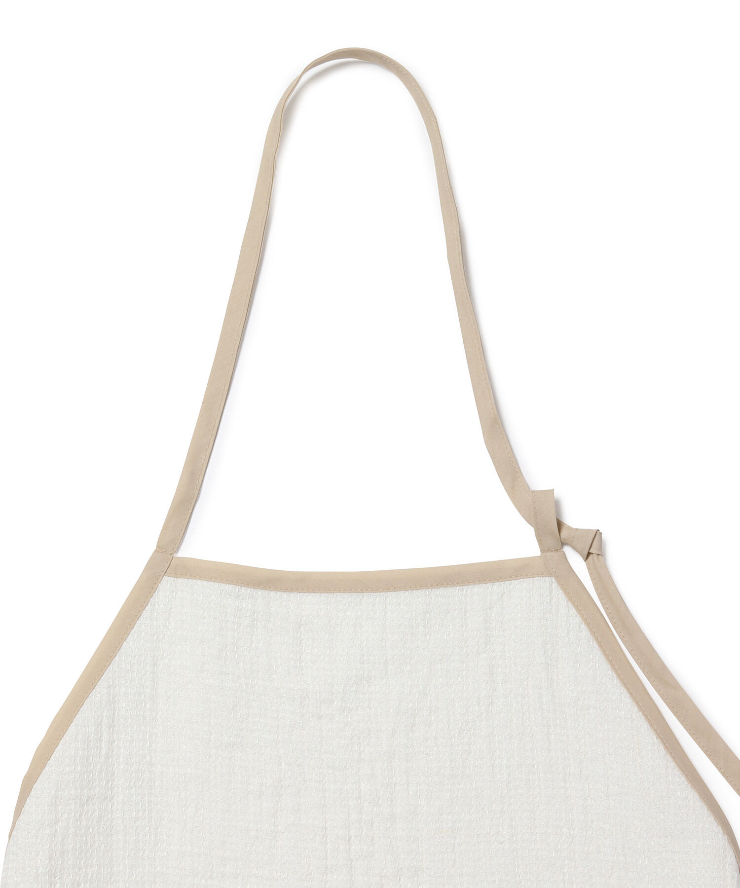 SALON adam et rope'「【embleme S/アンブレーム エス】ワッフルガーゼエプロン ホワイト」|その他|