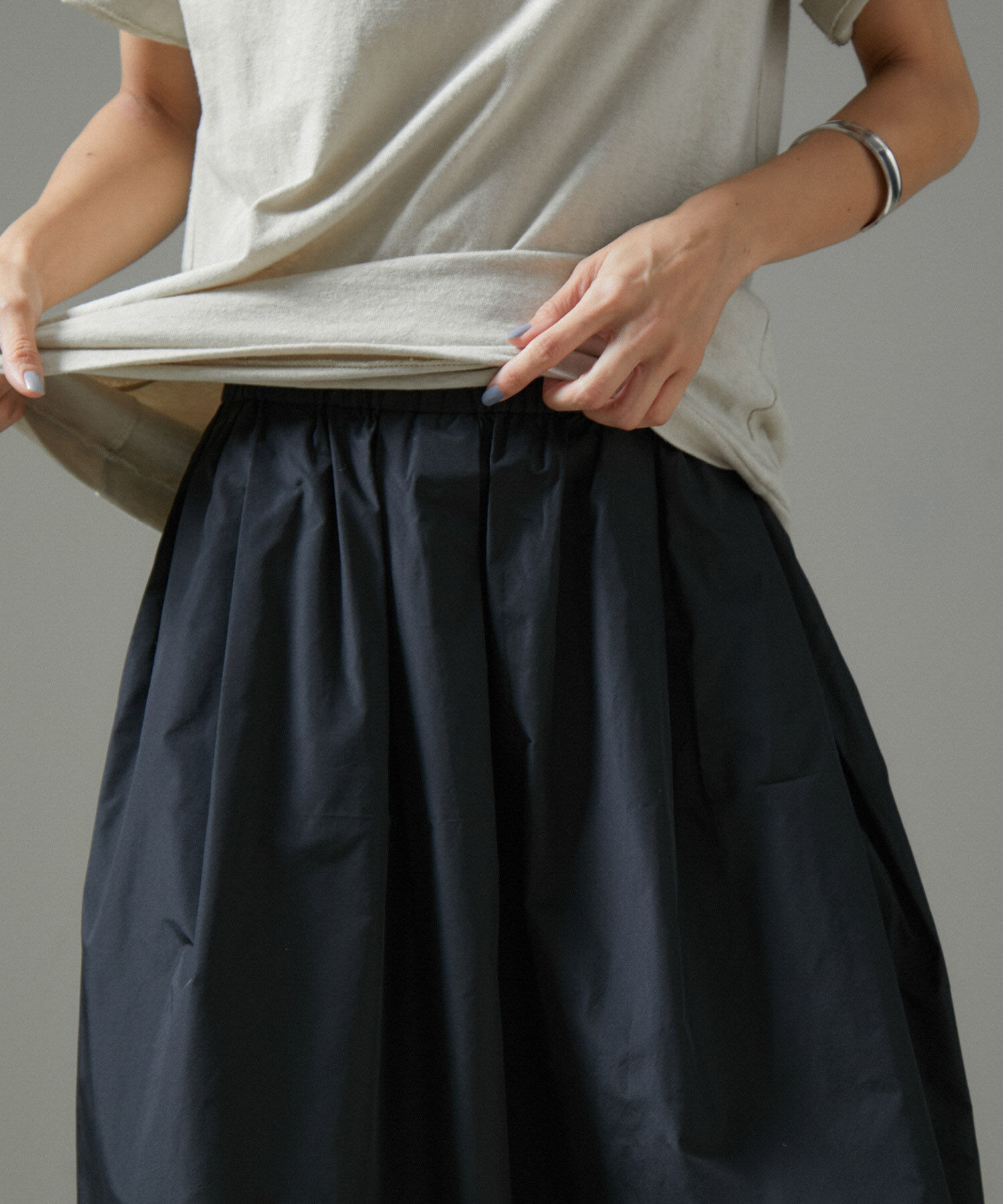 SALON adam et rope'「タフタフォルムスカート」|スカート|