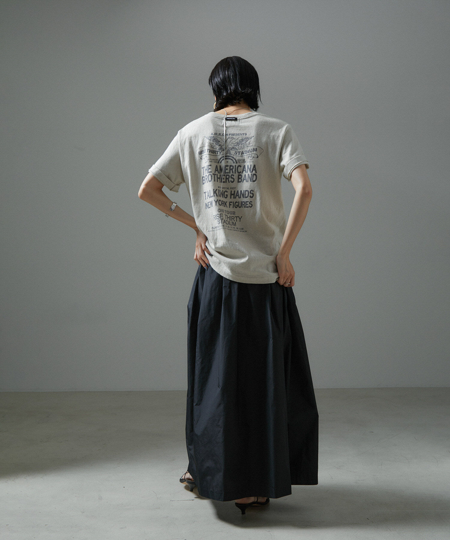 SALON adam et rope'「タフタフォルムスカート」|スカート|