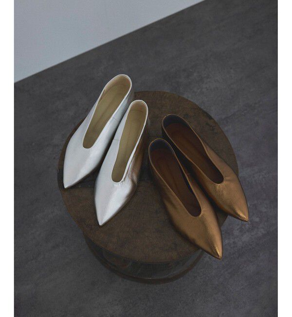 SALON adam et rope'「ソフトレザーフラットシューズ」|パンプス|