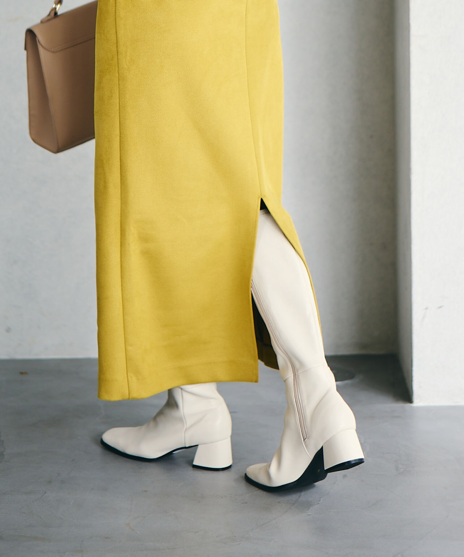 Juze「スクエアトゥストレッチロングブーツ」|その他|