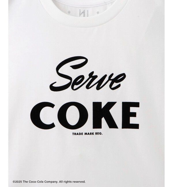 VIS「【Coca-Cola】VIS別注ロゴプリントフレンチTシャツ」|Tシャツ・カットソー|