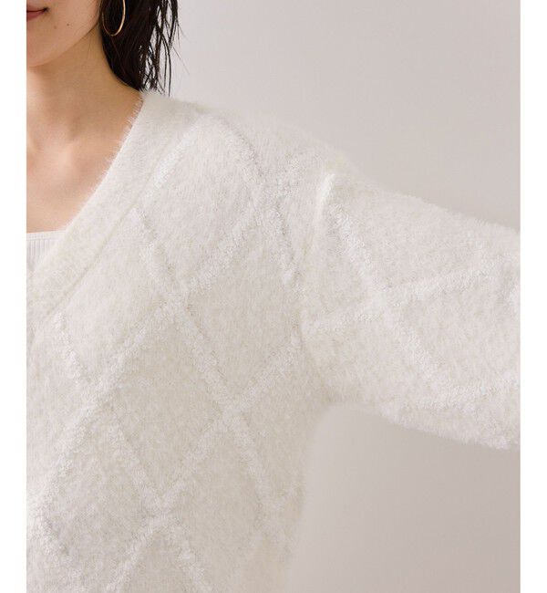 VIS「アーガイルフェザーニット/2WAY・イージーケア」|ニット・セーター|