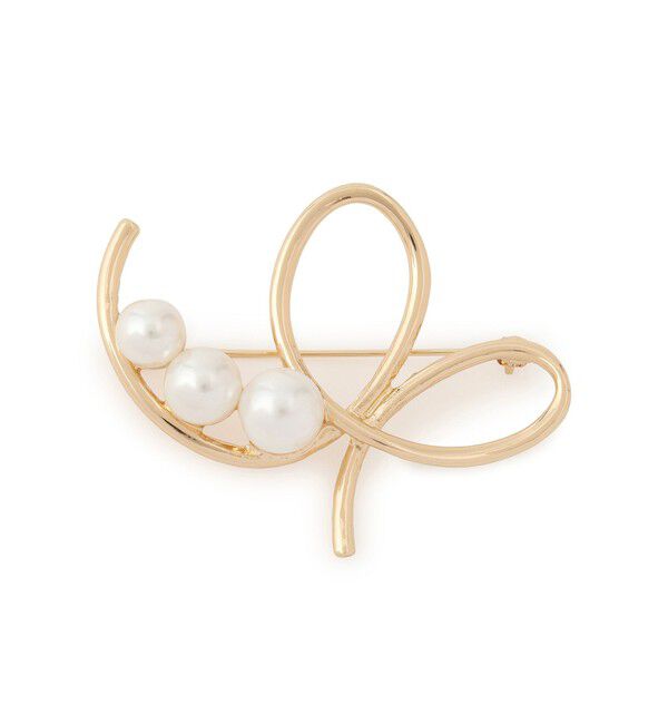 ROPE PICNIC PASSAGE「パールモチーフブローチ」|ブローチ・コサージュ|