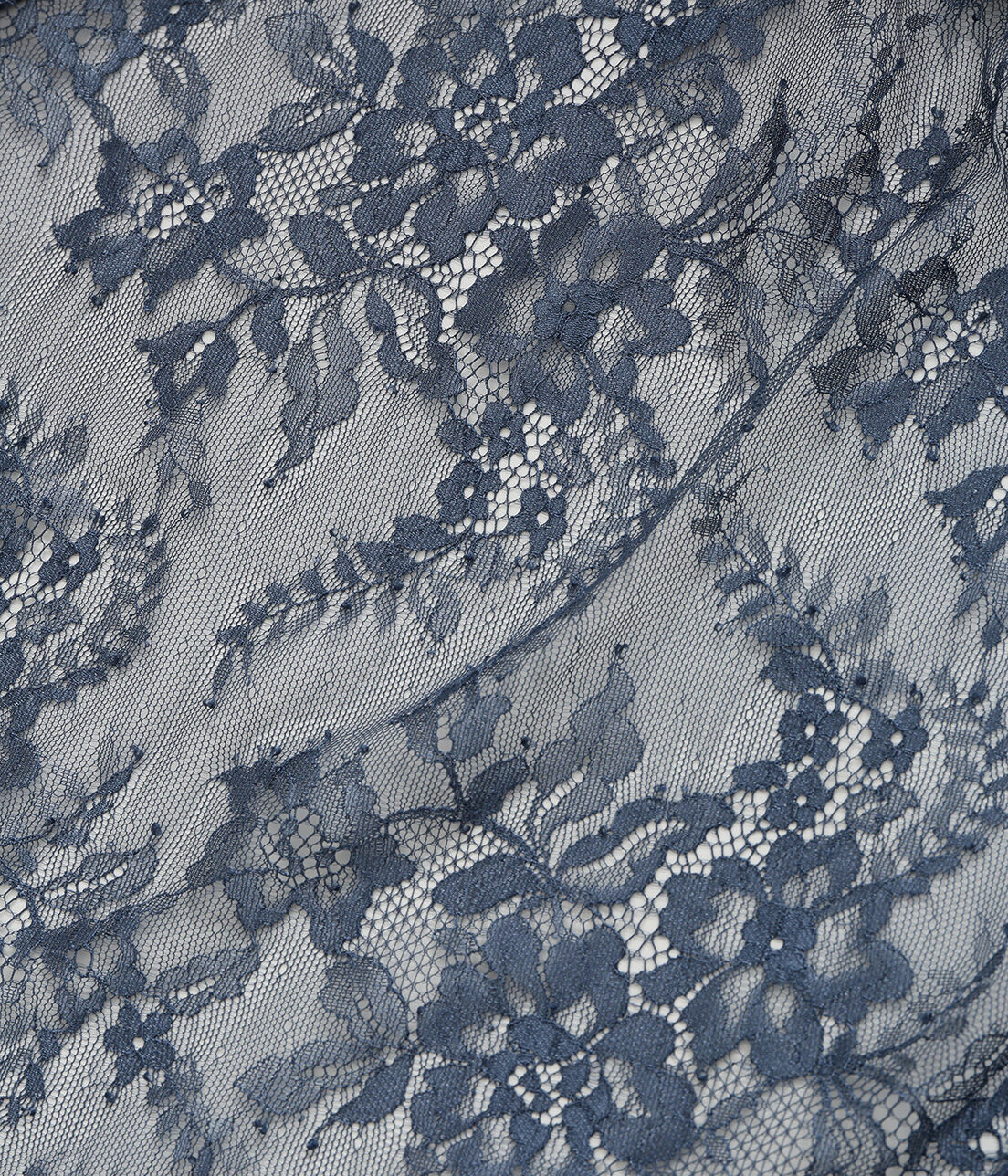 ADAM ET ROPE'「ボーダーレース重ね着ドレス」|ワンピース|