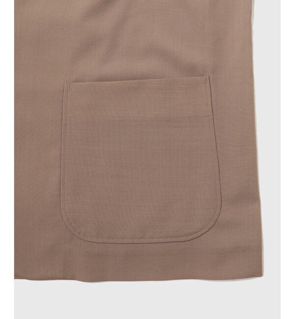 ADAM ET ROPE'「サマーウーステッド ボックスシルエット アンコンジャケット / セットアップ可能」|テーラードジャケット|