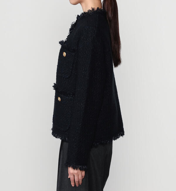  「ADAWAS | 〈別注〉ツイードニット ジャケット WOMEN」|ニット・セーター|