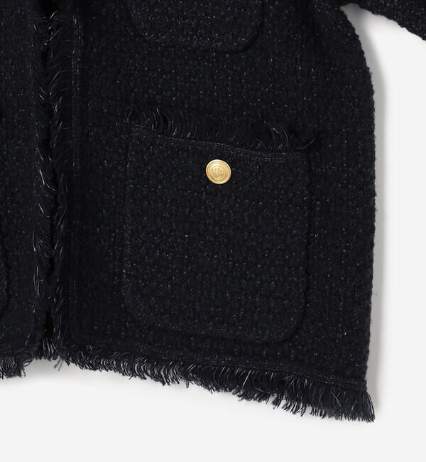  「ADAWAS | 〈別注〉ツイードニット ジャケット WOMEN」|ニット・セーター|