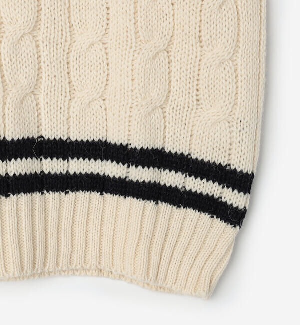  「James Charlotte | 〈別注〉 Vネック チルデンニットプルオーバー WOMEN」|ニット・セーター|