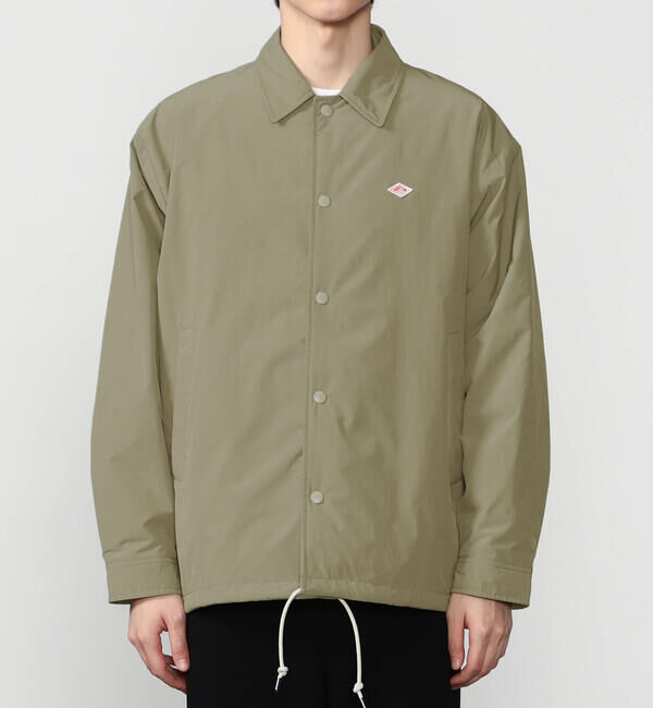 DANTON「DANTON | ピーチタフタ 中綿コーチジャケット MEN」|ダウン|