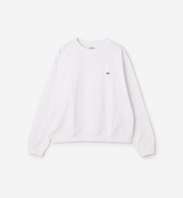 DANTON「DANTON | クルーネック 長袖Tシャツ WOMEN」|Tシャツ・カットソー|WHITE