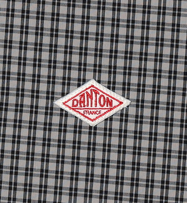 DANTON「DANTON | タイプライター 中綿シャツジャケット CHECK WOMEN」|ダウン|