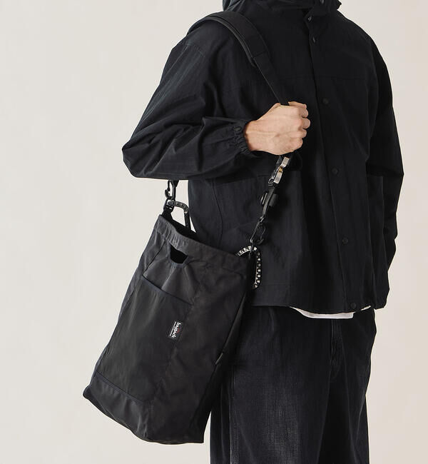  「bagjack |〈別注〉リバーシブル ショルダートートバッグ UNISEX」|トートバッグ|BLACK