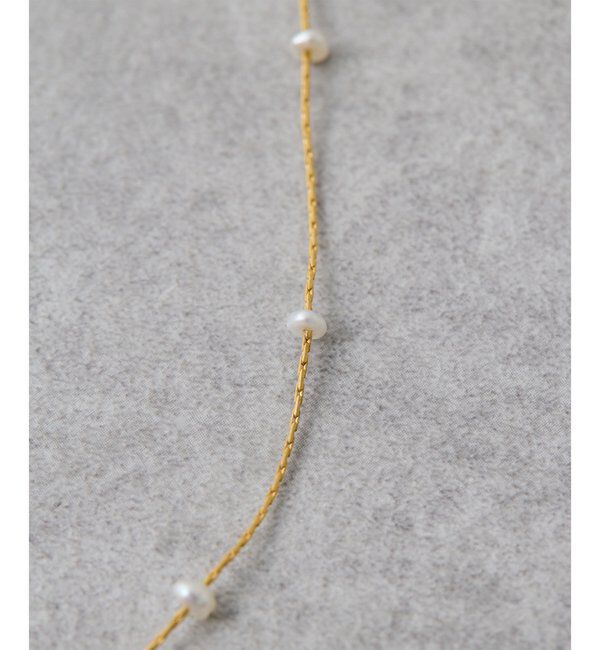 THE PAUSE「【THE PAUSE】パールドットネックレス」|リング|