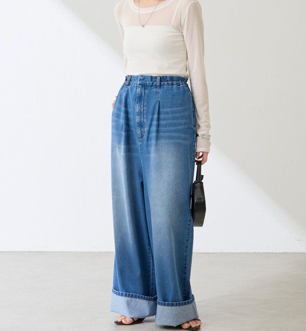  「Q.anos サスペンダーパンツ」|ワンピース|