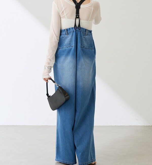  「Q.anos サスペンダーパンツ」|ワンピース|