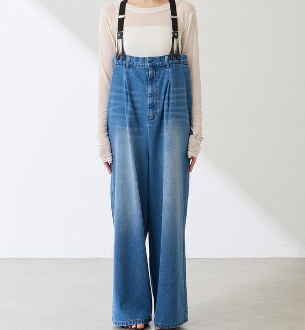  「Q.anos サスペンダーパンツ」|ワンピース|