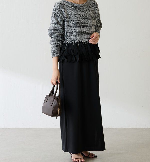  「裾フリンジニット」|ニット・セーター|
