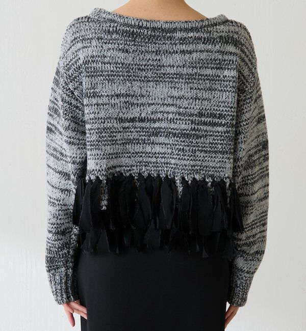  「裾フリンジニット」|ニット・セーター|