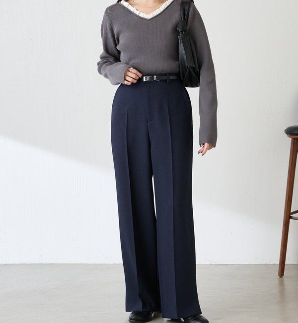  「フリルリブニット」|ニット・セーター|