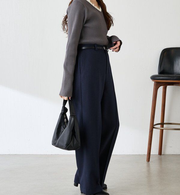  「フリルリブニット」|ニット・セーター|