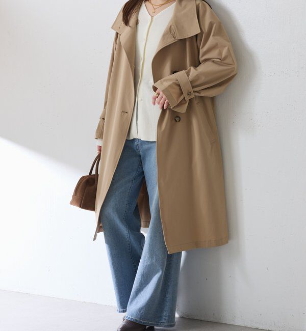  「【手洗いできる/撥水/軽量/ストレッチ】撥水スタンドネックコート」|その他|