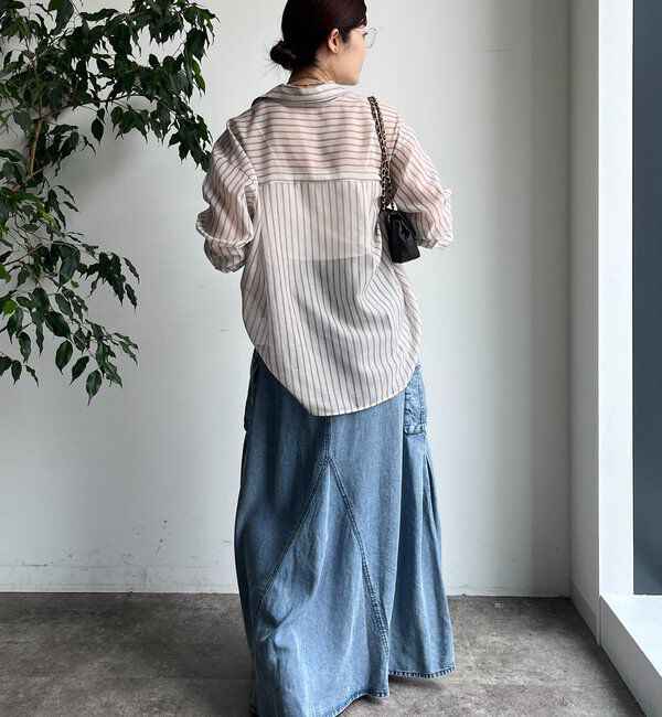  「シアーストライプシャツ」|シャツ・ブラウス|