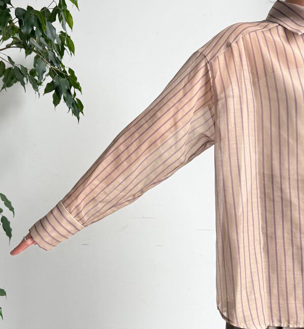  「シアーストライプシャツ」|シャツ・ブラウス|