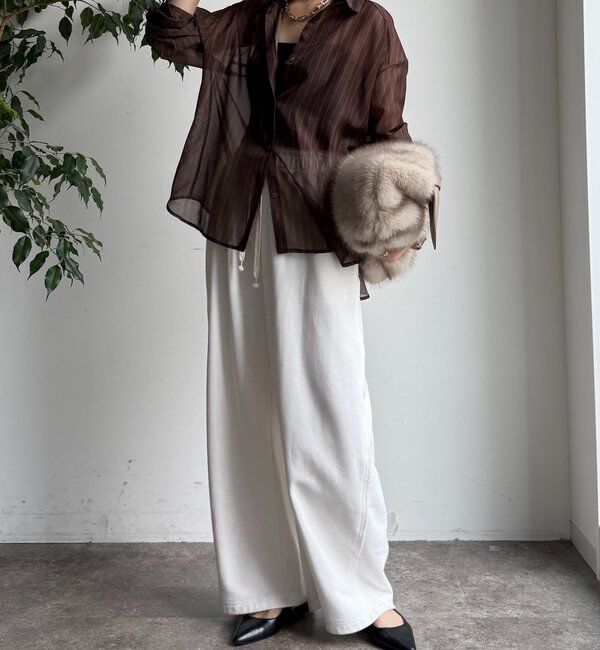  「シアーストライプシャツ」|シャツ・ブラウス|