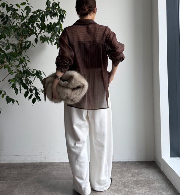  「シアーストライプシャツ」|シャツ・ブラウス|