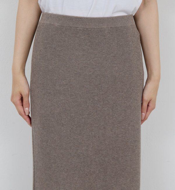  「【HERITANOVUM】ワッフルタイトスカート」|スカート|
