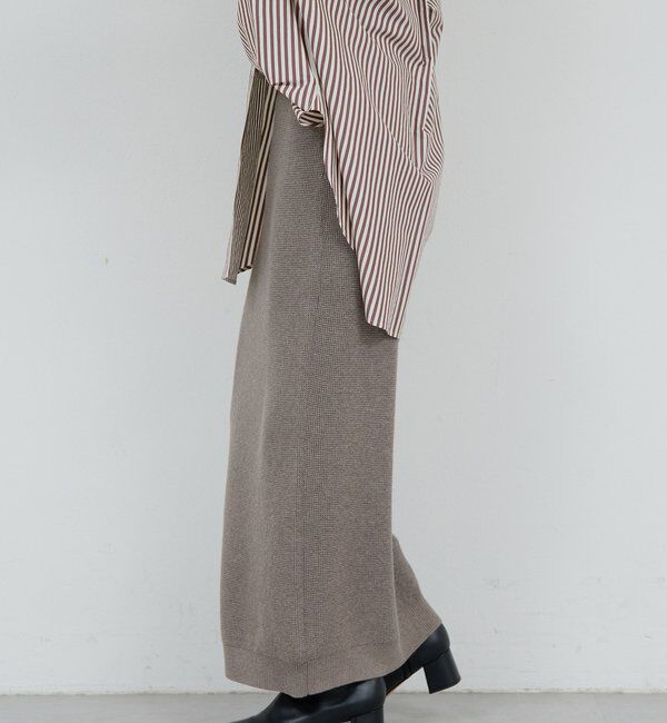  「【HERITANOVUM】ワッフルタイトスカート」|スカート|