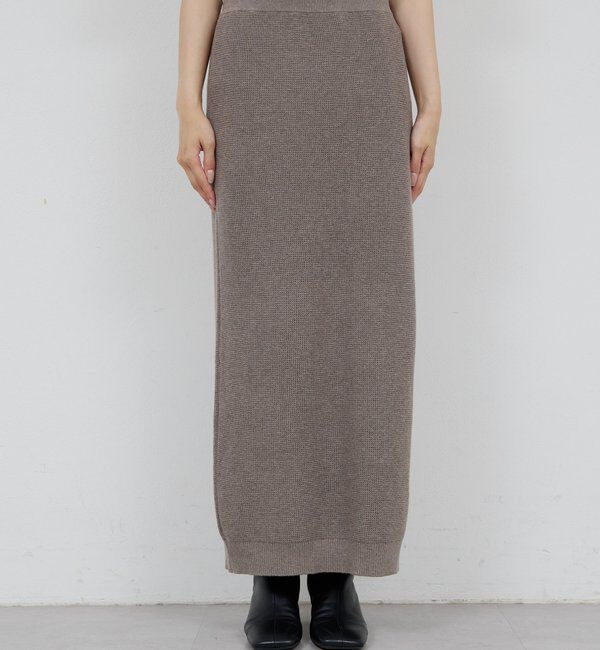  「【HERITANOVUM】ワッフルタイトスカート」|スカート|
