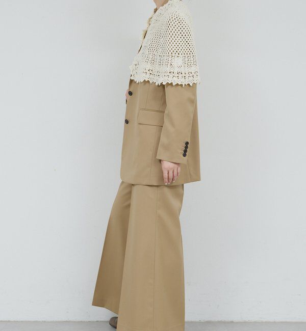  「【HERITANOVUM】クロシェットケープ」|ニット・セーター|