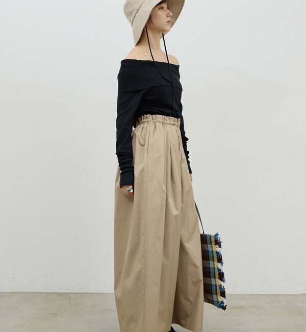 GALLARDAGALANTE/ギャザーボリュームパンツ