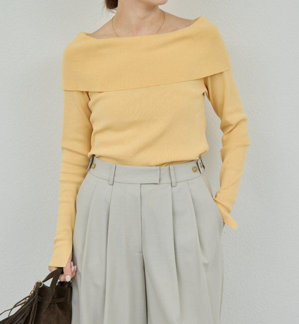 GALLARDAGALANTE/【手洗い可】オフショルニット