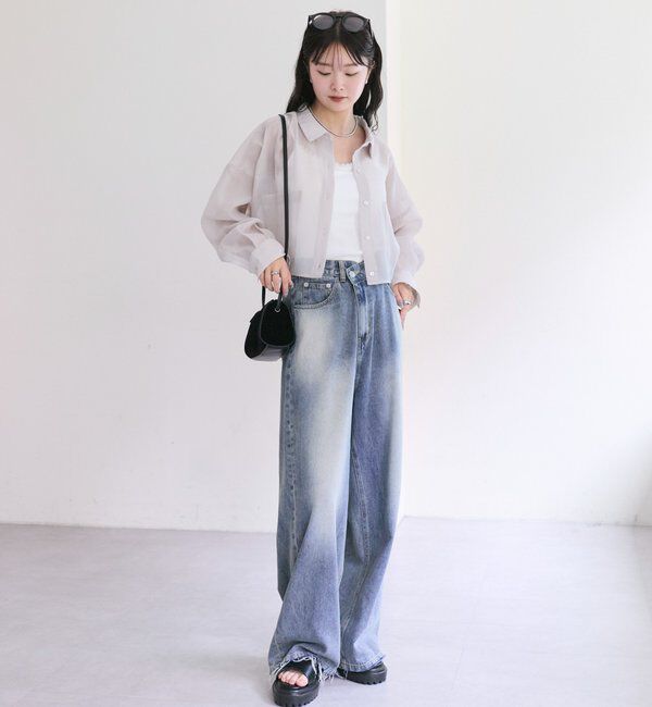  「カットオフオーバーダイデニム」|デニム|