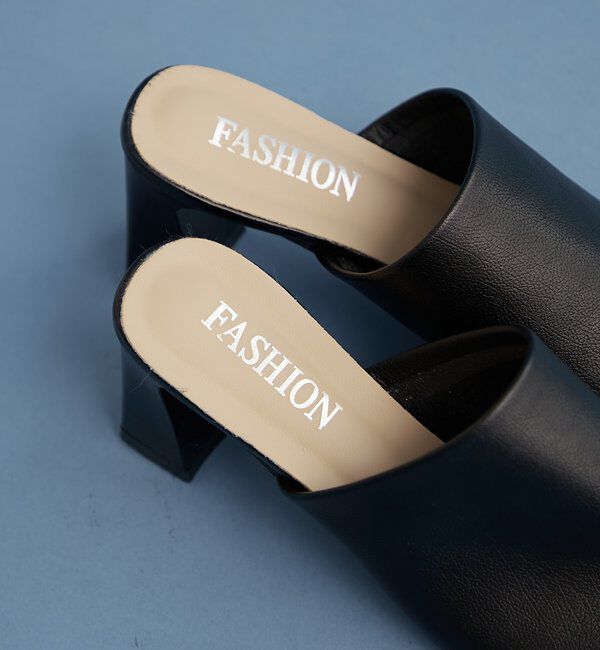  「スクエアミュール」|パンプス|