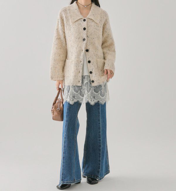  「襟付きポケットカーディガン」|カーディガン|