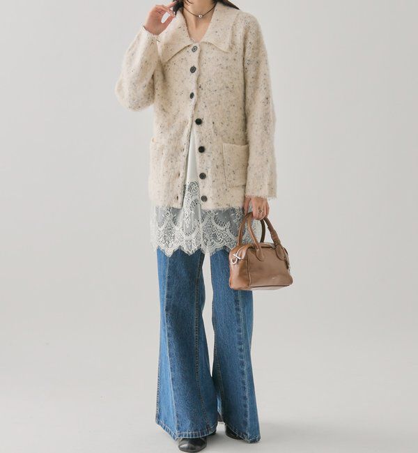  「襟付きポケットカーディガン」|カーディガン|