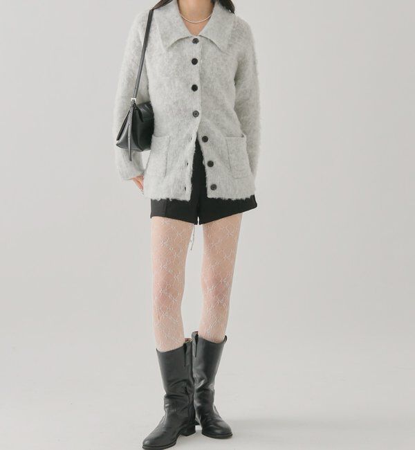  「襟付きポケットカーディガン」|カーディガン|