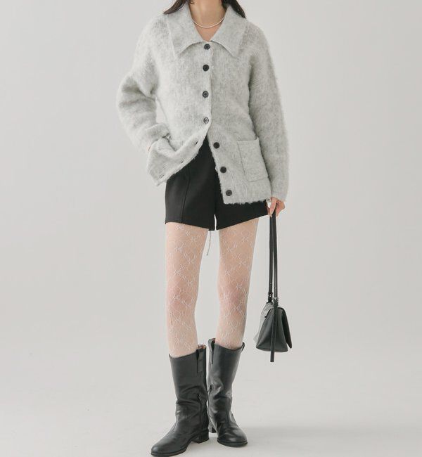  「襟付きポケットカーディガン」|カーディガン|