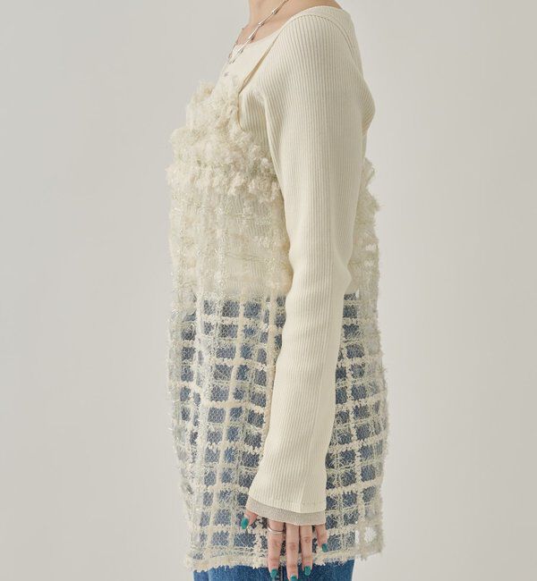  「シャイニーチェックキャミチュニック」|シャツ・ブラウス|