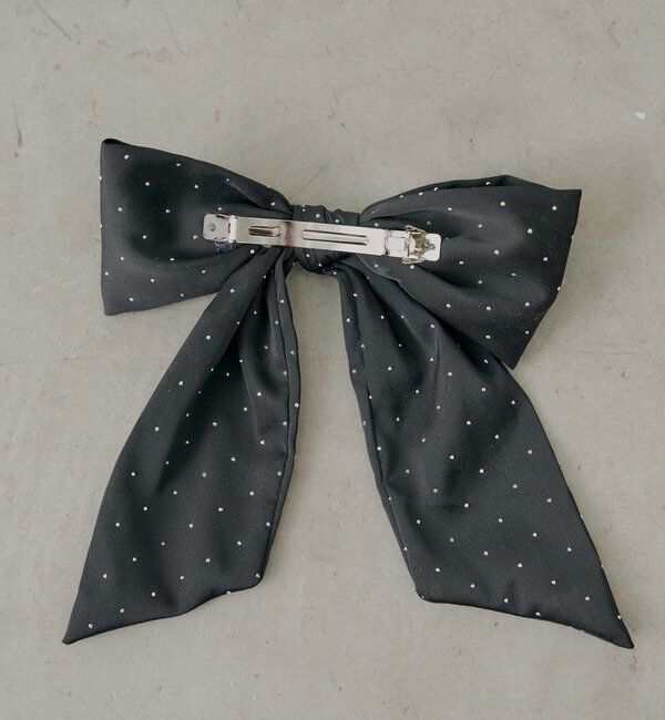  「スタッズデザインBIGリボンバレッタ」|その他|