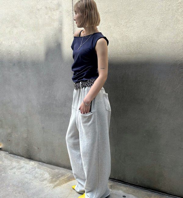  「【5色展開】マルチウェイギャザーオフショルノースリーブ」|キャミソール|